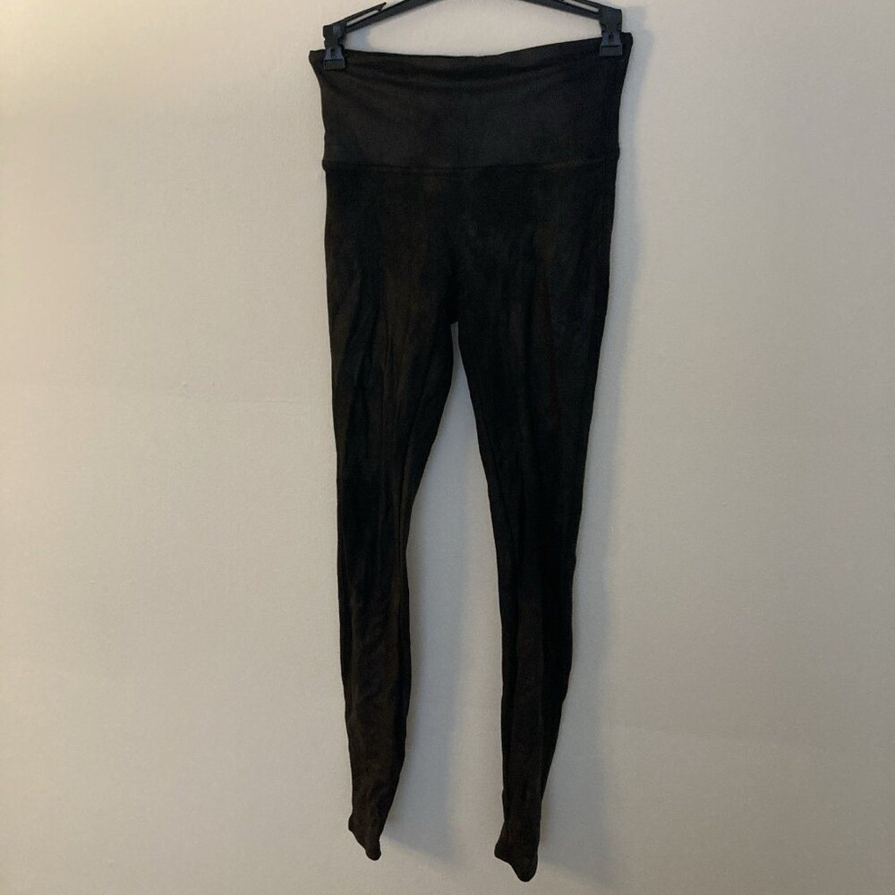 Spanx Iridescent Leggings Black Size Med